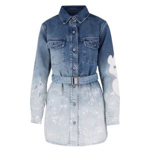 OFF-WHITE DENIM DRESS/JACKET